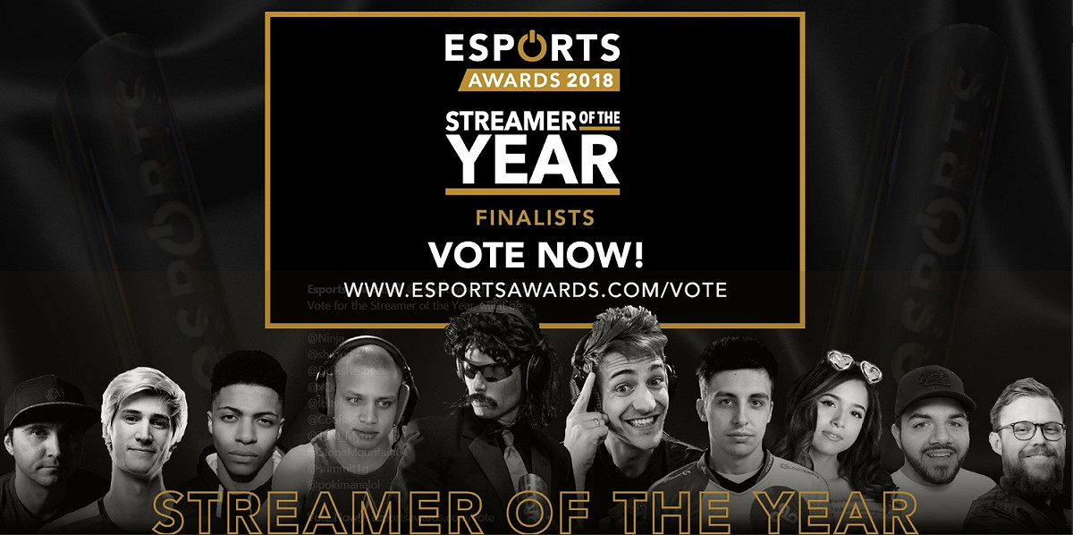 一年一度的電競大獎（Esports Awards）票選於本月12日宣布正式開跑，不到一週已經累計超過100萬人次參與投票。 圖：翻攝自Esports Awards Twitter