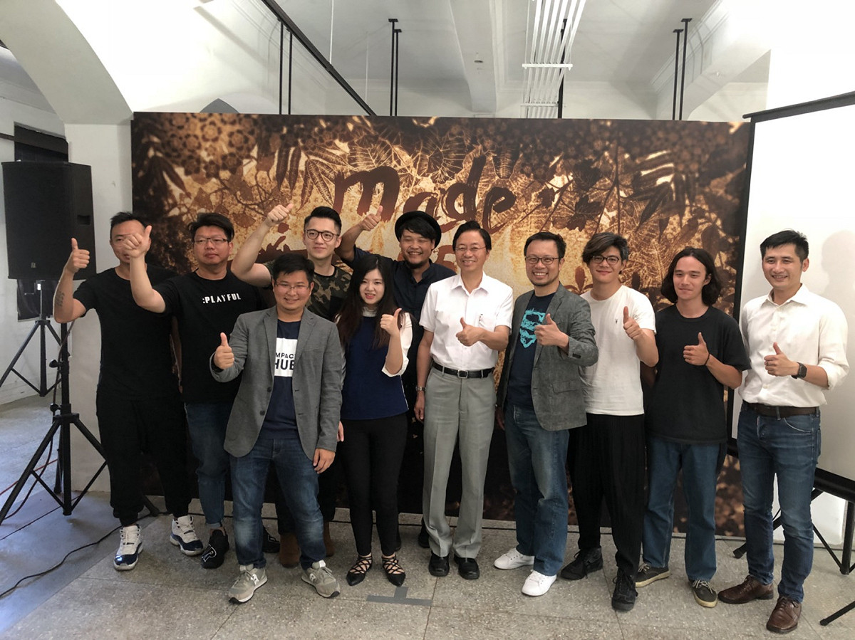 張善政上午出席Ｗow Taiwan紐約藝術展啟動記者會。 圖：張善政辦公室提供