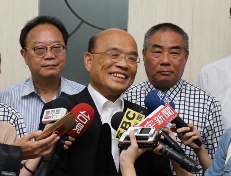蘇貞昌表示，中央黨部都有規劃輔選列車的進度，接下來全國會一步步進行，大家一起動起來。 圖: 蘇貞昌競選辦公室/提供