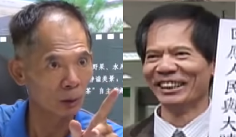 柯賜海生前罹患帕金森氏症身形消瘦，跟以往西裝畢挺的模樣大不相同。 圖：新頭殼合成(資料照)