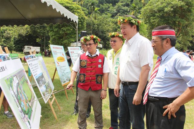 高雄市第一座原住民溫泉產業示範區今（19）天舉行動土。 圖：高雄市政府/提供