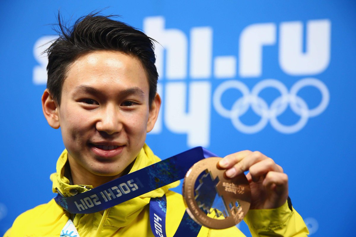 2014年在索契冬奧拿下男子花式溜冰銅牌的哈薩克選手丹尼斯‧坦被小偷持刀刺殺身亡，奧委會在推特上表達哀悼。 圖：翻攝國際奧委會推特