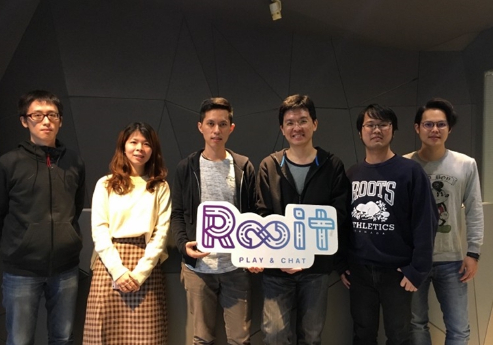 Rooit 團隊，左二起為行銷經理 Akimo、執行長 Paul、技術長 Peter。 

 圖：創夢實驗室/提供