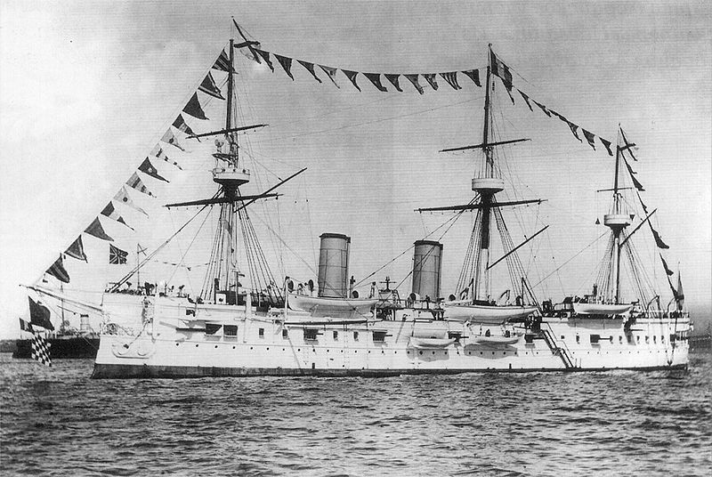 南韓信一集團宣稱，發現俄羅斯裝甲巡洋艦「德米特里頓斯科伊號」（Dmitry Donskoi）殘骸，上面載有價值1300億美元的黃金。 圖 : 翻攝自維基百科