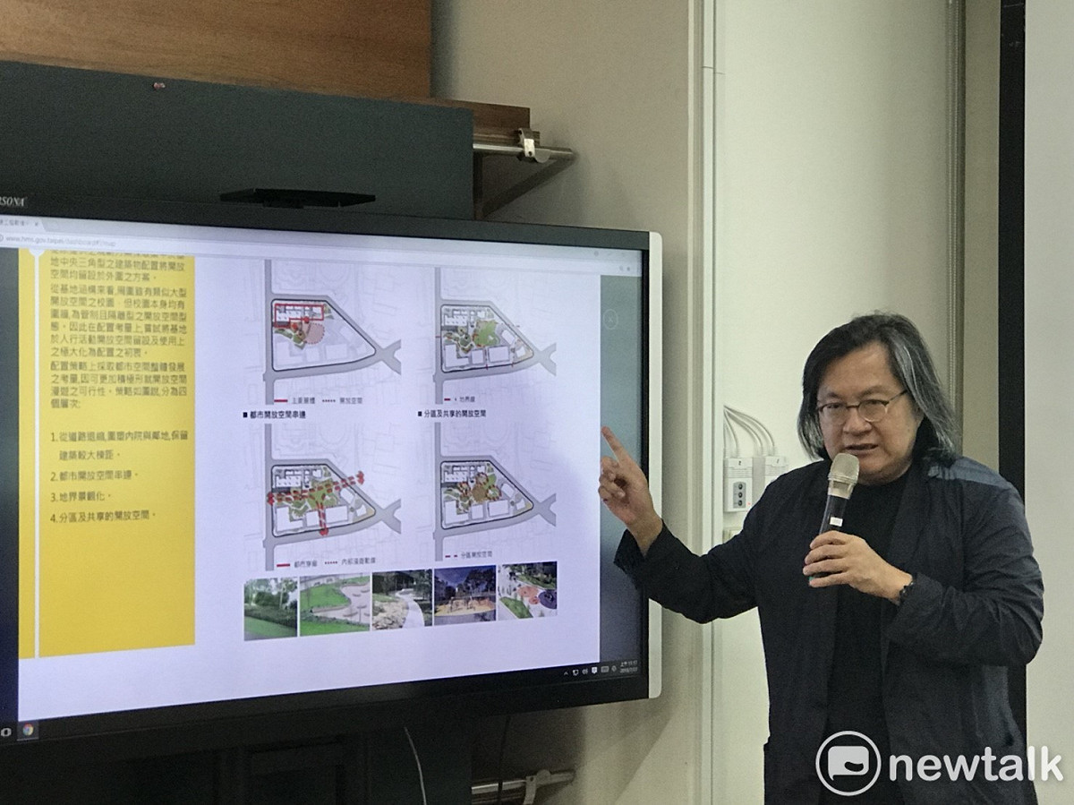 都發局長林洲民說明市府公宅相關政策。 圖：曾薏伃 / 攝(資料照片)