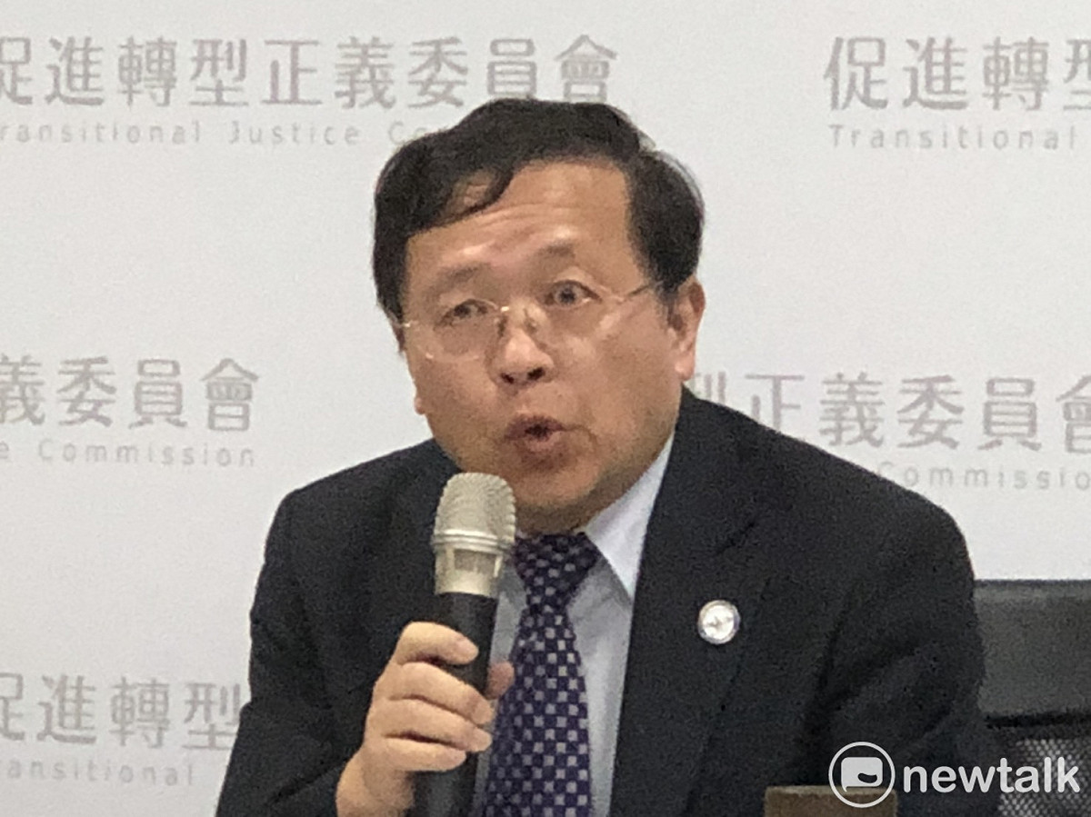 促轉會副主委張天欽12日上午發表聲明指出，已經向黃煌雄主委口頭請辭，以負起政務官應有的責任。 圖：謝莉慧/攝（資料照片）