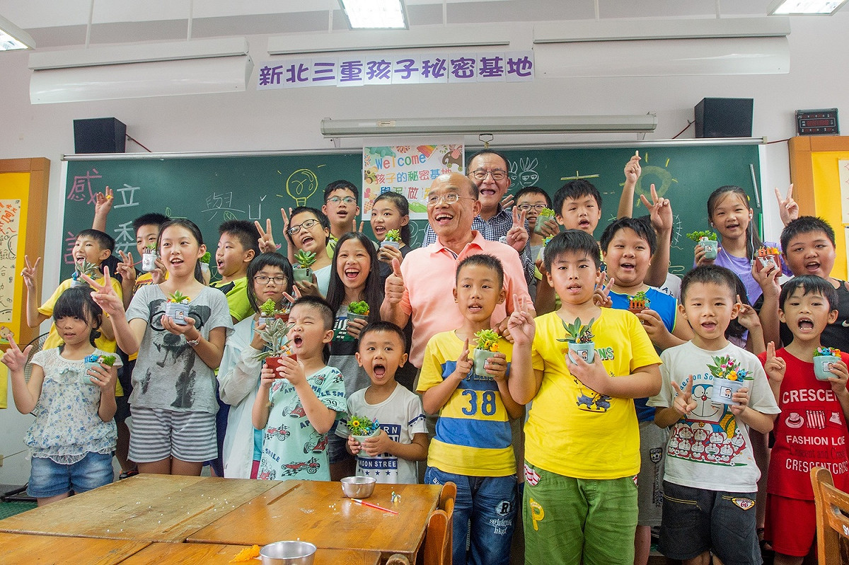 蘇貞昌強調未來他若當選新北市長，要為新住民與新二代解決困難，帶來歡樂，讓新新北成為一個友善的大家庭。 圖:蘇貞昌競選辦公室/提供