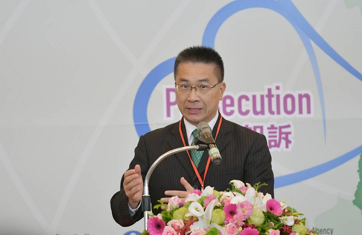 內政部長徐國勇期盼人口販運跨國合作零時差。 圖：內政部/提供