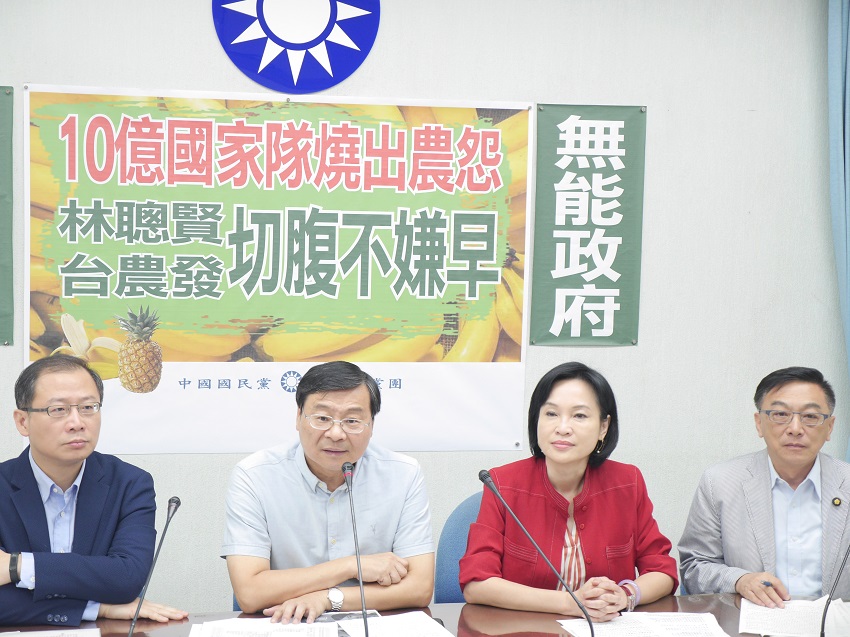 針對美國航空變更對台灣的稱謂，國民黨團呼籲，蔡政府正式國際現實，重啟兩岸溝通。 圖：聶良恩／攝