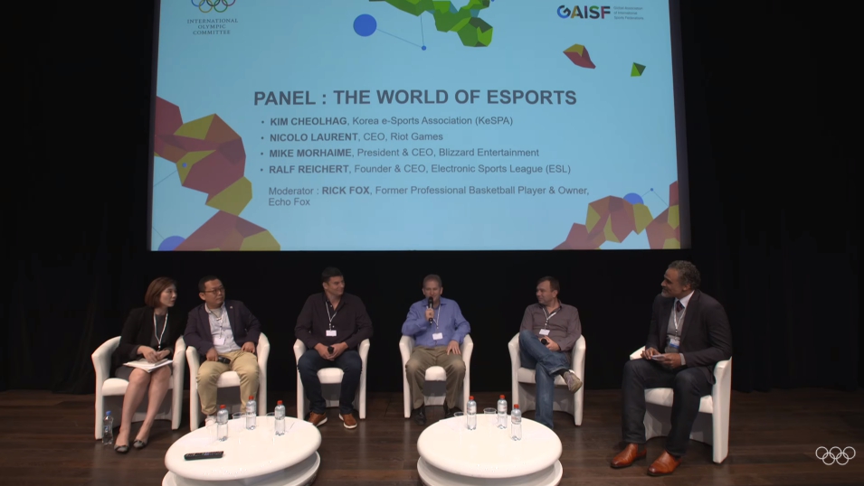 國際奧委會（IOC）和全球國際體育聯合會（GAISF）上週末於瑞士洛桑舉行的「電子競技論壇」成功落幕 圖：翻攝自 IOC Media YouTube