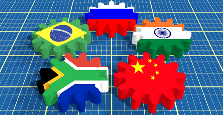 金磚五國（BRICS）巴西、俄羅斯、印度、中國和南非等國領導人今天在約翰尼斯堡展開3天會議，研議如何對抗美國總統川普發動的貿易戰。 圖 : 翻攝自123rf.com.cn