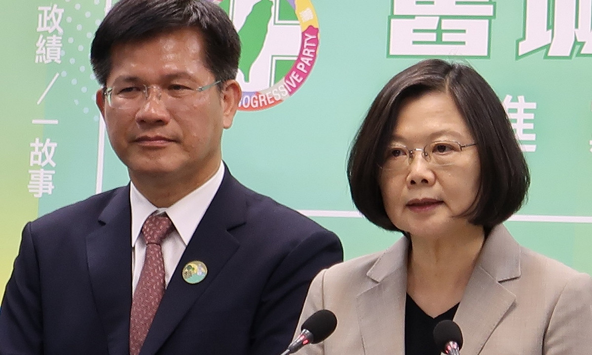 總統蔡英文25日希望林佳龍扮演中部領頭羊。 圖：林朝億/攝