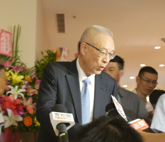 由前總統馬英九成立的「財團法人馬英九文教基金會」，今（27）天上午在國賓飯店舉辦成立茶會。 圖：聶良恩／攝