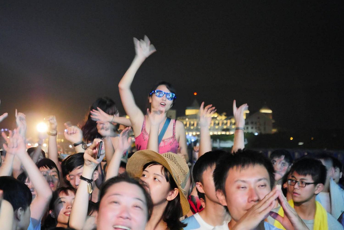 今年貢寮海洋音樂祭從7月27日至昨(29)日三天活動裡，共吸引海內外55萬人參與貢寮海祭的盛況！ 圖：新北市觀旅局提供