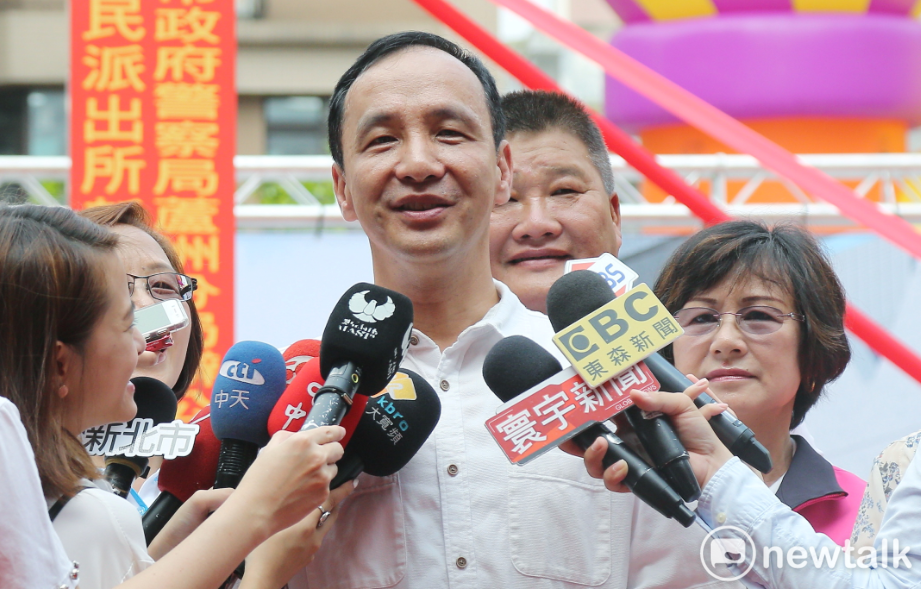 朱力倫說，是否選總統，市長任滿後會來思考，「絕對不會排除任何的選項，希望台灣能夠更好，下一代能夠更好」。  圖：林昀真/攝