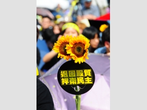 「太陽花學運」，不但是台灣有史以來最盛大、最成功的一場學運，也影響到國際視聽。 圖：晏山農／提供
