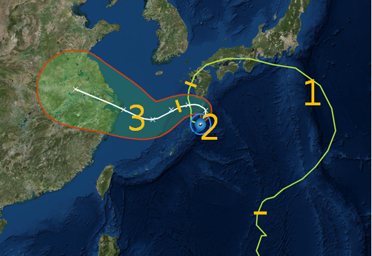 吳德榮在《三立準氣象·老大洩天機》提到，週四、五(2、3日)天氣將因「雲雀」颱風通過東海，引進較多水氣，降雨量與範圍將擴大。 圖：翻攝自三立準氣象·老大洩天機
