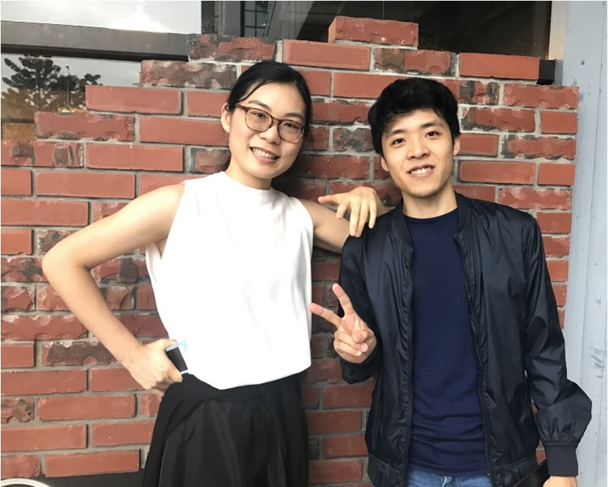 張瀞文（左）、林運辰（右）。 圖：創夢實驗室/提供