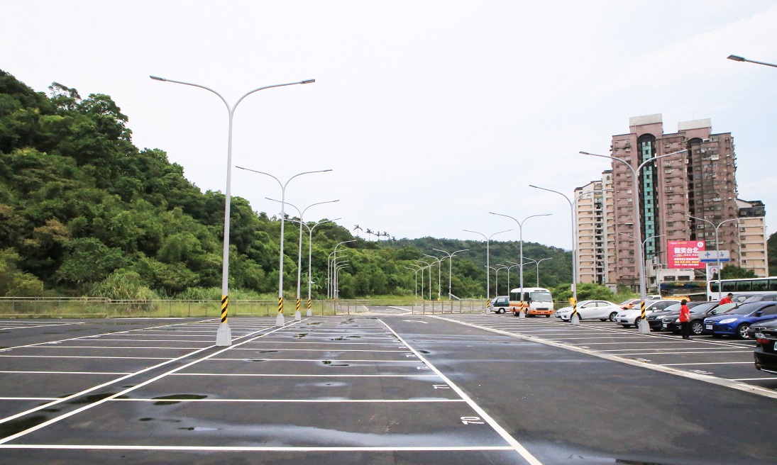 基隆長庚醫院第二停車場。 圖：基隆長庚醫院/提供