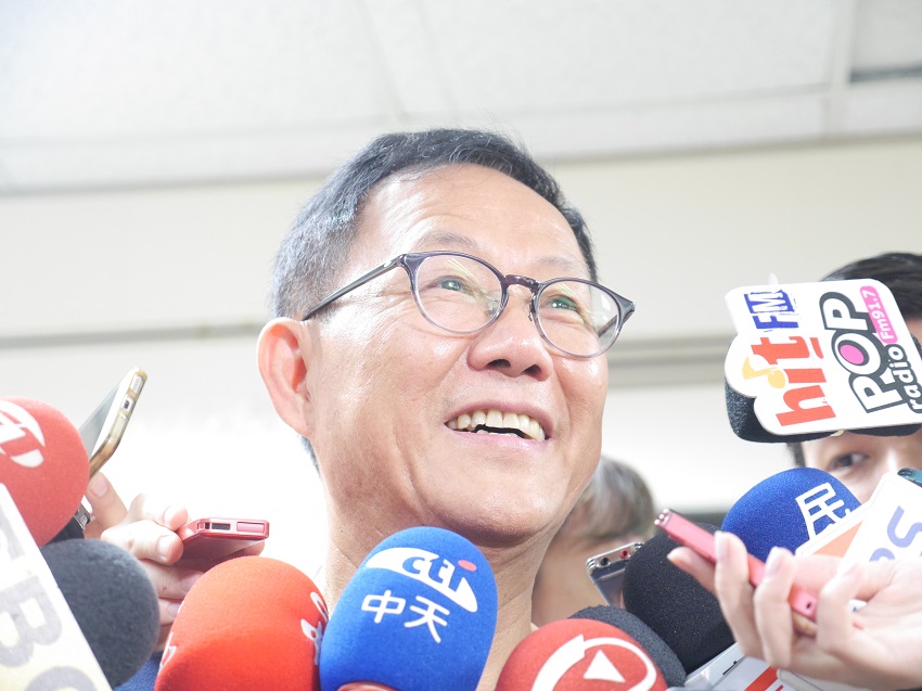 丁守中表示，若當選台北市長，會積極幫都更、加強老人照護等。 圖：新頭殼資料照片