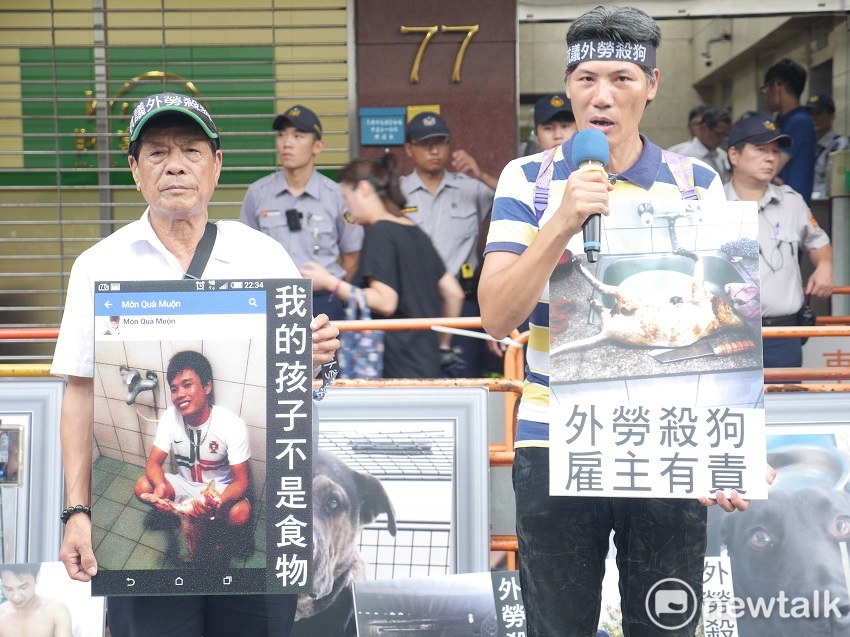 動保人士依序發言，說出自身所遇的真實故事，對狗的關切意於言表。 圖：聶良恩／攝