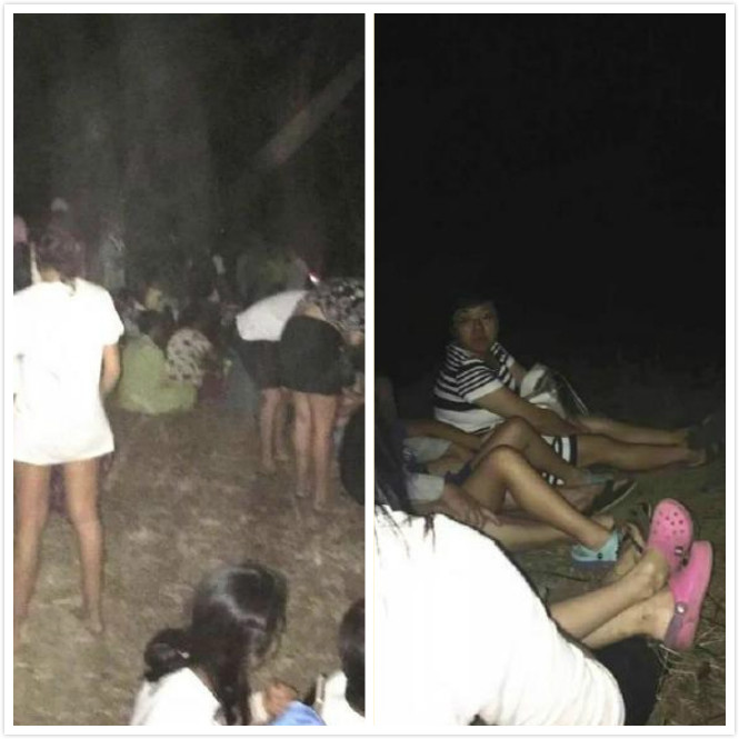 印尼龍目島日前發生7.0大地震，有40餘名中國人受困山頂。 圖：翻攝微博