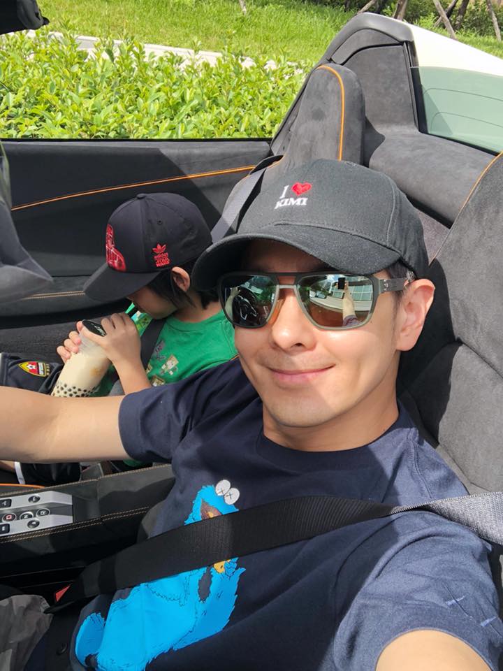 帶著全家前往印尼龍目島旅遊的藝人林志穎剛好遇到大地震，所幸全家平安。 圖：翻攝林志穎臉書
