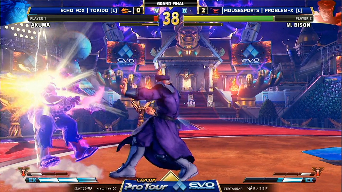 ProblemX壓制Tokido，拿下冠軍瞬間。 圖：翻攝Twitch