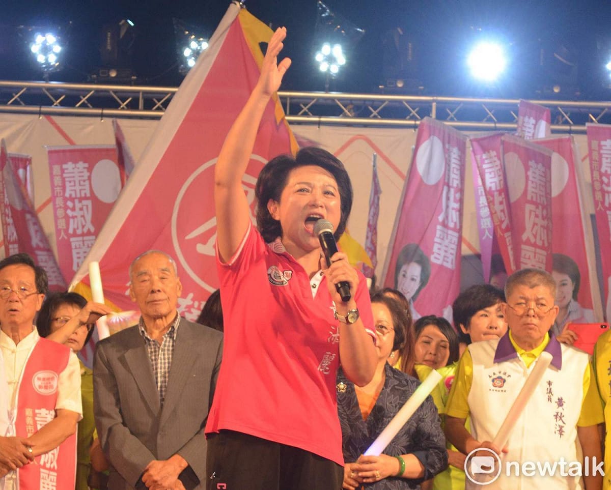 蕭淑麗質疑涂醒哲選前推出婦幼利多是政策買票。 圖：蔡坤龍/攝