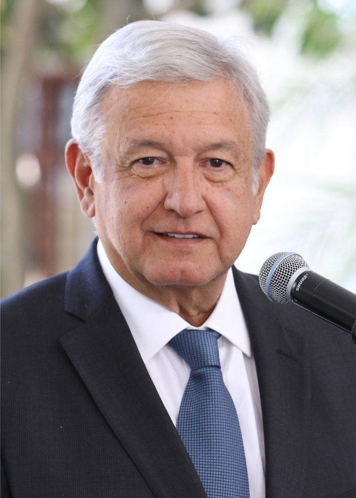 墨西哥總統當選人羅培茲歐布拉多（Andres Manuel Lopez Obrador）今天幾乎豪不掩飾地直嗆美國總統川普，宣告一道牆威脅不了他的國家。 圖 : 翻攝自維基百科