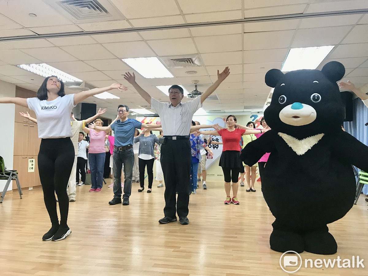 台北市長柯文哲今日上午出席重陽節系列活動記者會。 圖：曾薏伃 / 攝