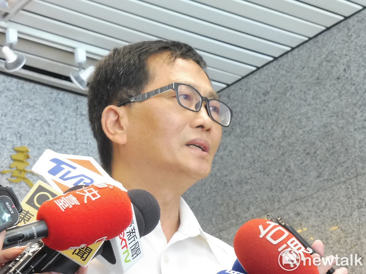 救國團秘書處主任鄭斐文強調，雖然接受和黨產會開會的協商結果，但不可能滿意。 圖：謝莉慧/攝