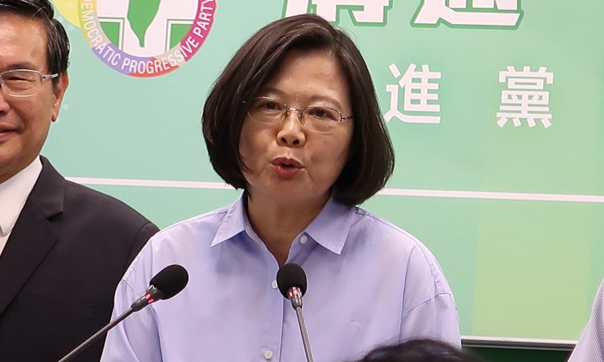 總統蔡英文盛讚涂醒哲政績。 圖：林朝億/攝（資料照片）