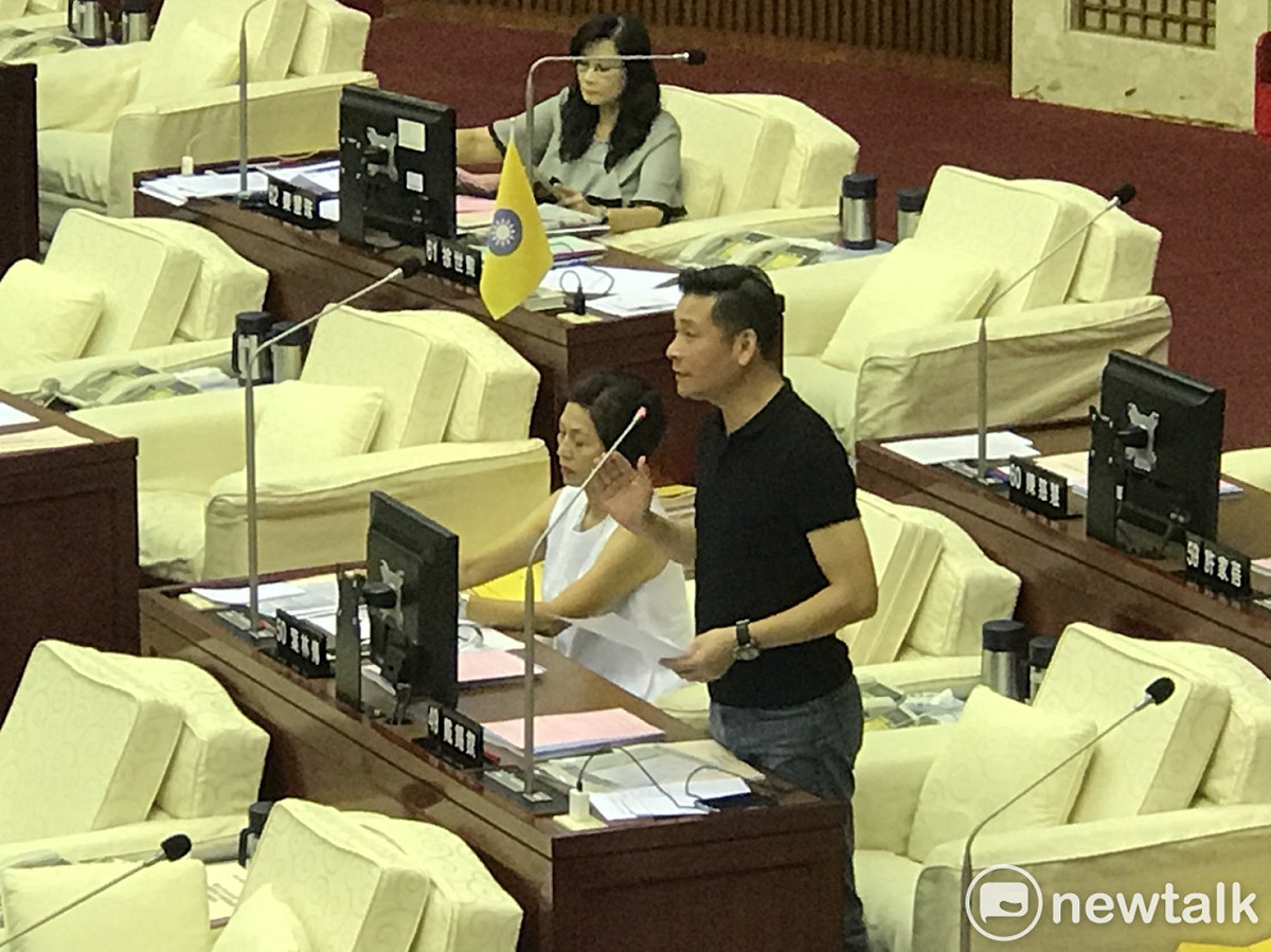 國民黨台北市議員戴錫欽。 圖：曾薏伃 / 攝（資料照）