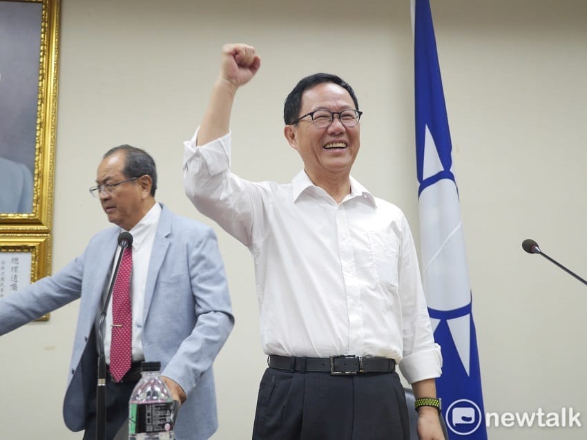國民黨台北市長參選人丁守中。 圖：聶良恩/攝