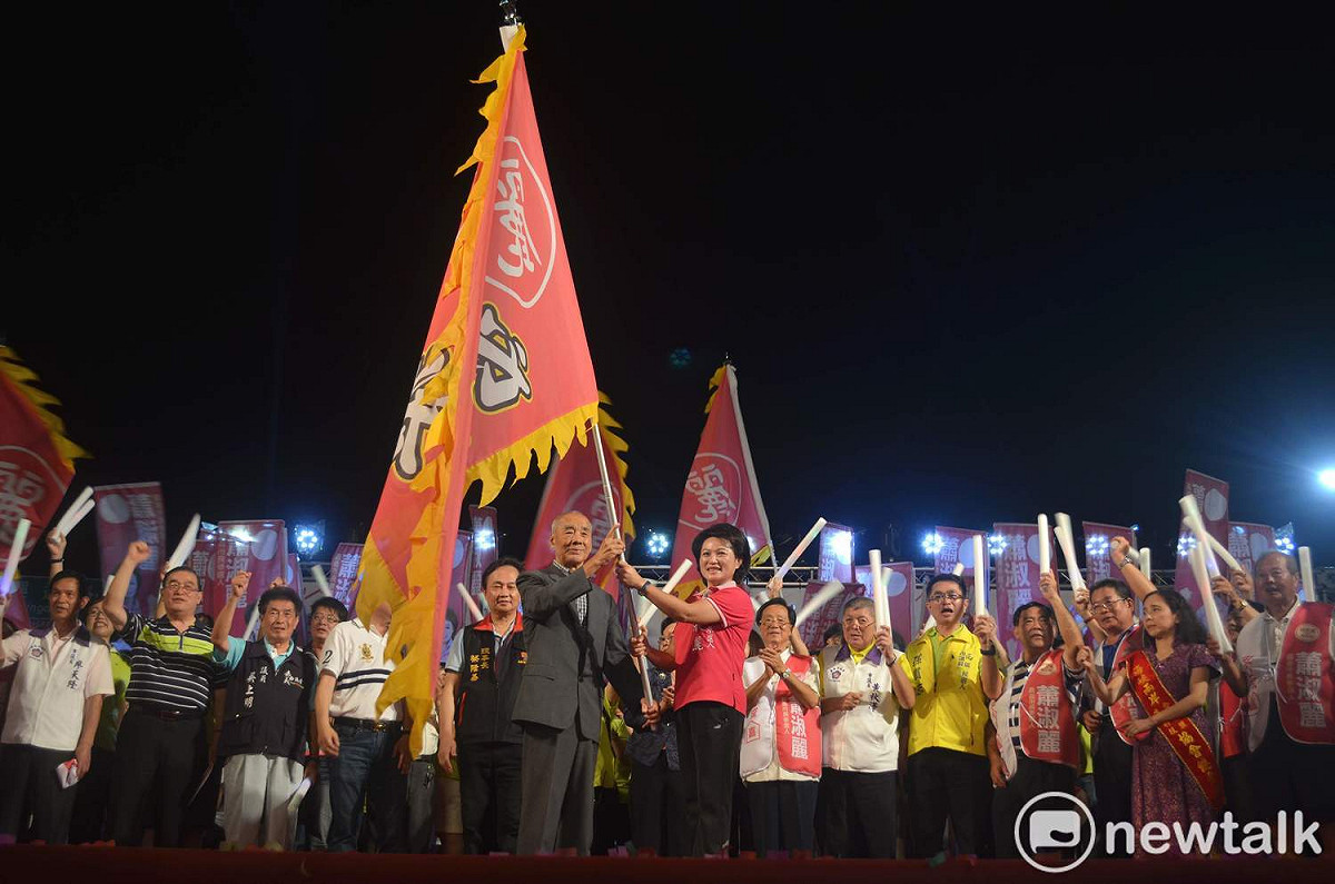 國民黨擬開除參加蕭淑麗競選總部成立時站台的國民黨員，這些黨員先發制人，10日主動表示退黨。 圖：蔡坤龍/攝