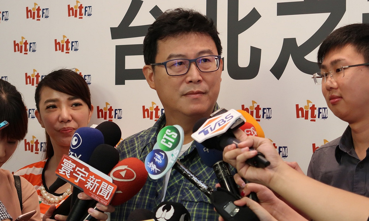 民進黨台北市長候選人姚文智10日強調他都在跑基層活動。 圖：林朝億/攝