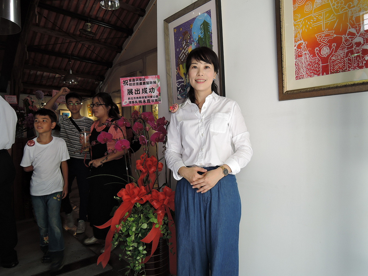 淡水甜甜圈畫室為LULU老師創立於2000年，以啟發兒童創意想像力為理念。 圖：淡水古蹟博物館/提供