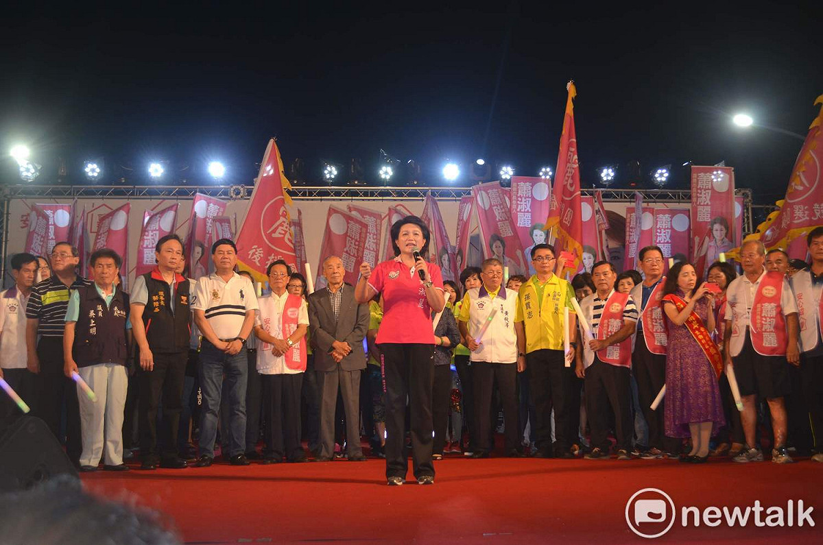 中國國民黨嘉義市黨部10日公佈開除黨員名單，蕭淑麗當排頭。 圖：蔡坤龍/攝