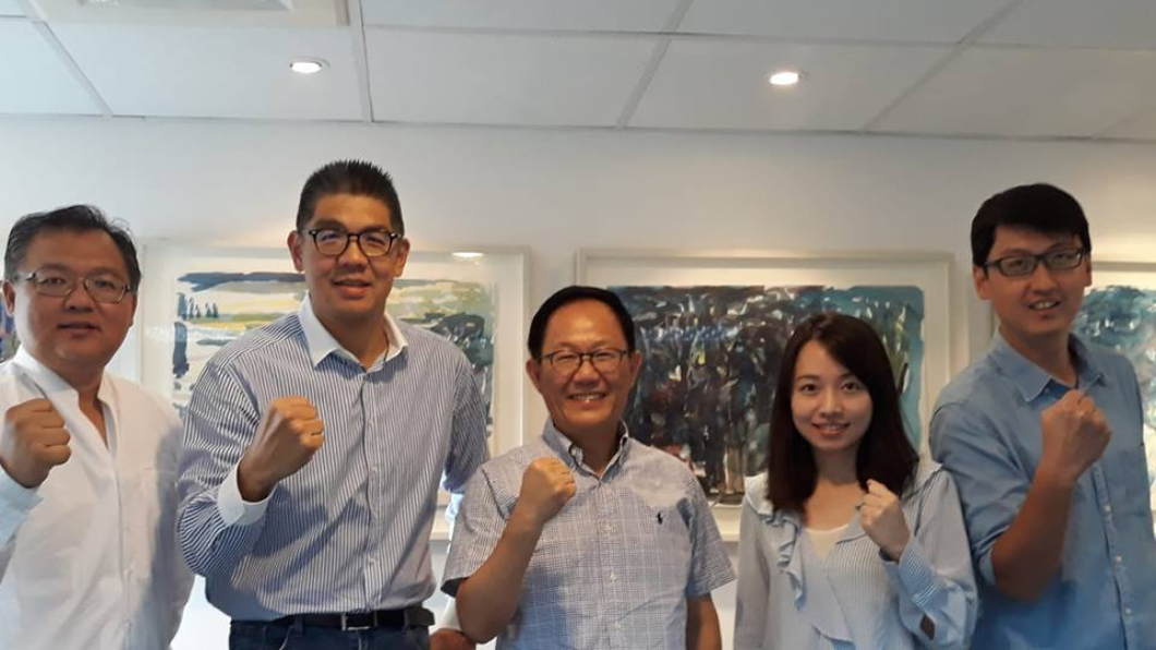 丁守中今(11)日表示，他與連勝文沒有芥蒂，將合作打贏選戰。 圖：翻攝連勝文臉書