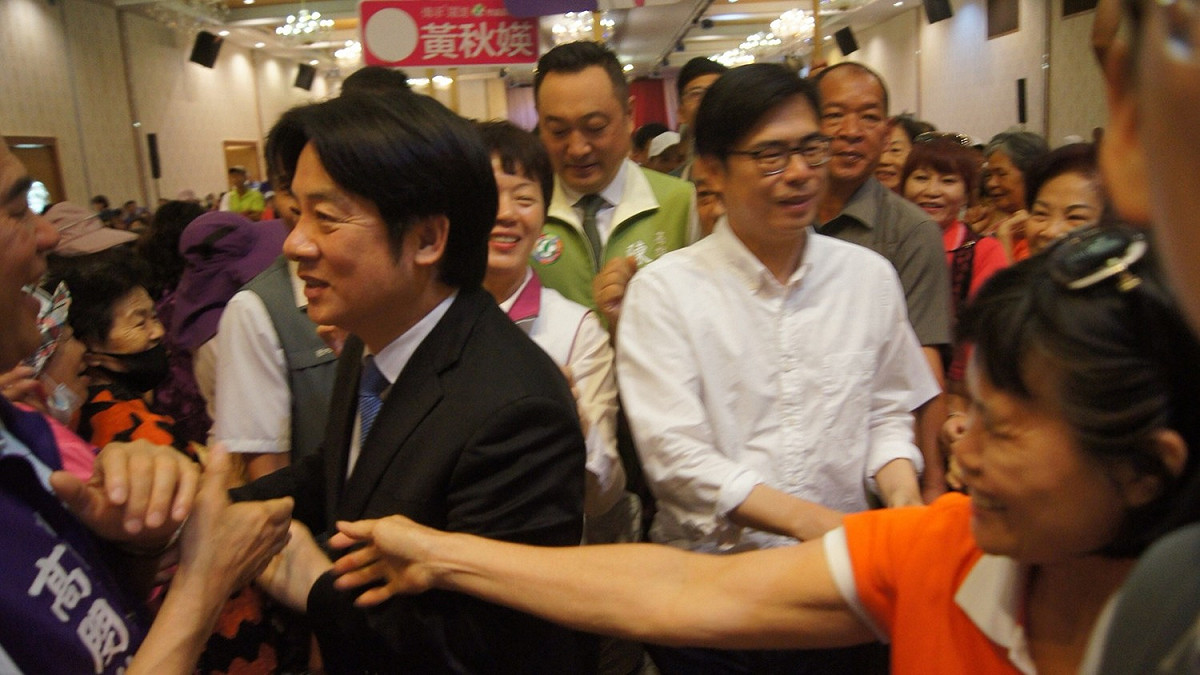 造勢晚會現場人潮擁擠，民眾相當熱情。 圖：陳其邁選辦提供