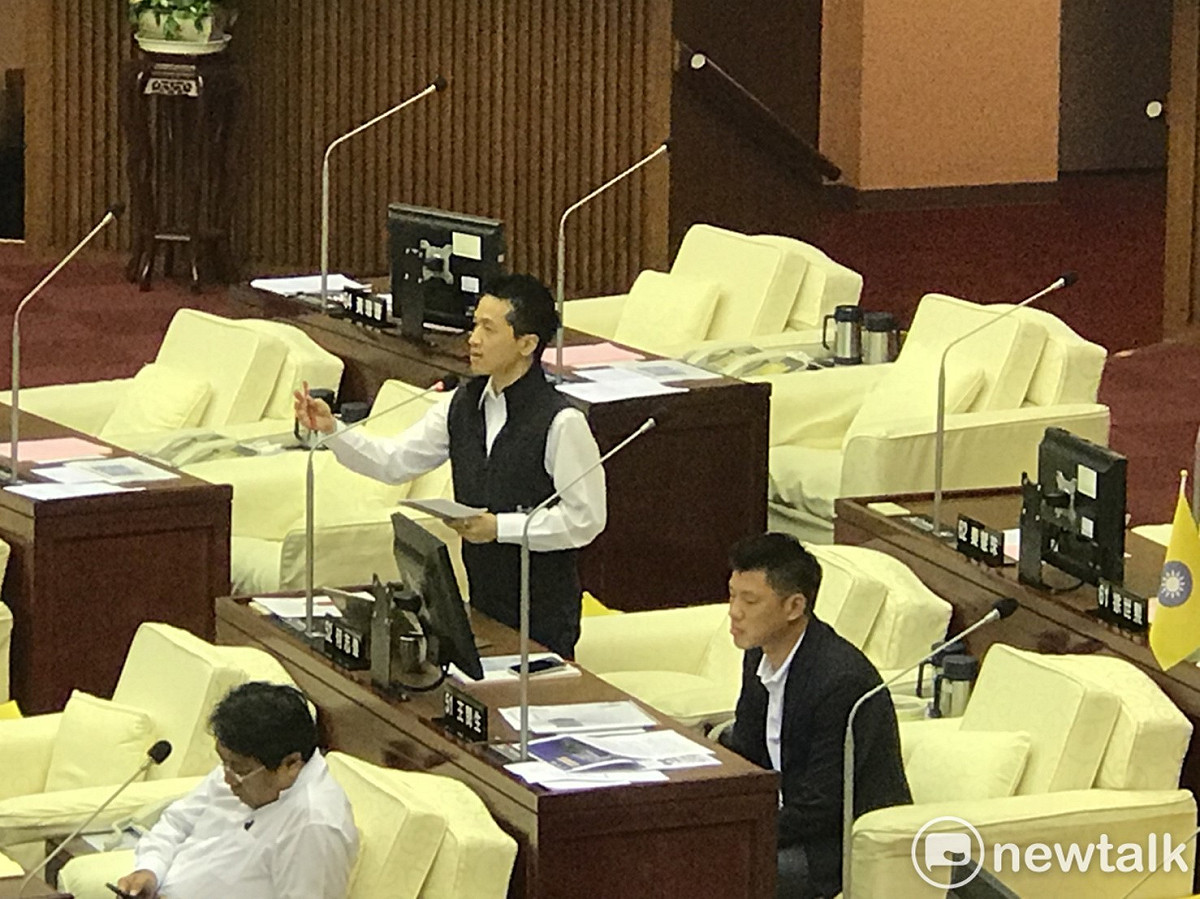 民進黨台北市議員何志偉。 圖：曾薏伃 / 攝