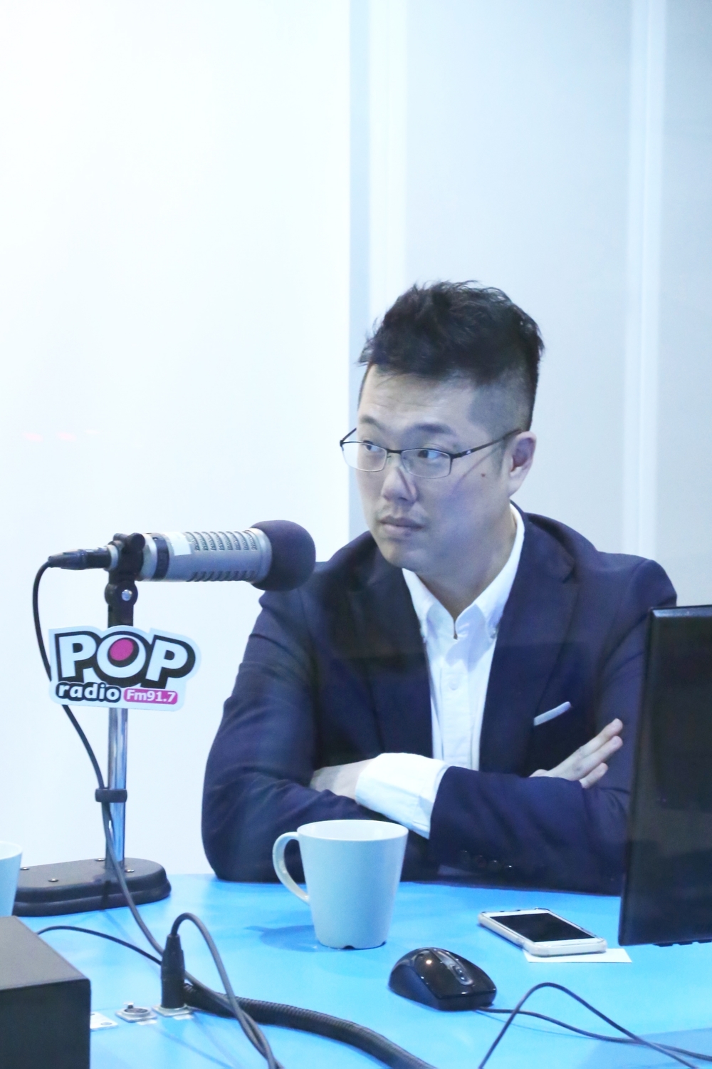 柯文哲競選辦公室發言人林昆鋒。 圖：《POP搶先爆》 / 提供