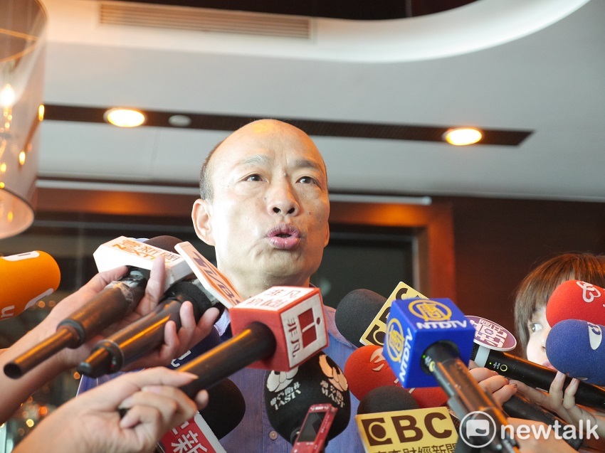 國民黨高雄市長參選人韓國瑜今天公布財經顧問團。 圖：新頭殼資料庫