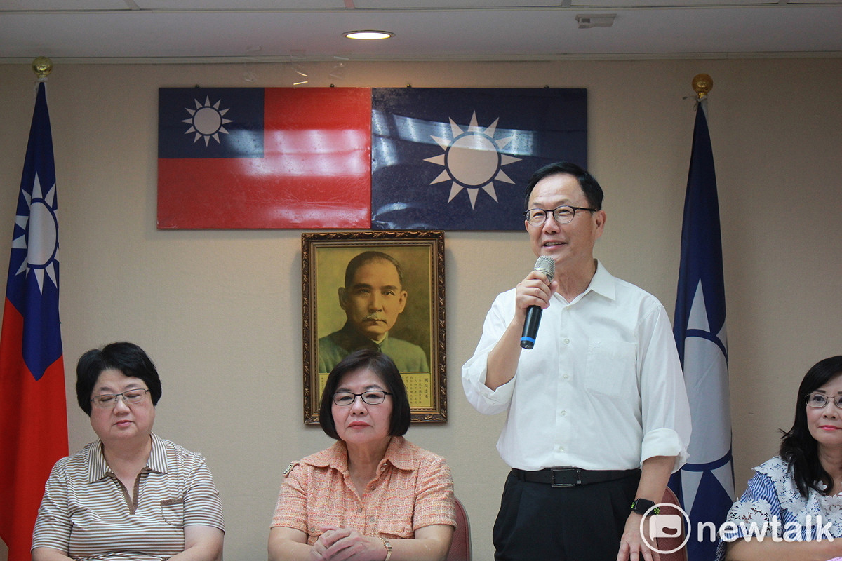 國民黨台北市長參選人丁守中。 圖：周煊惠 / 攝
