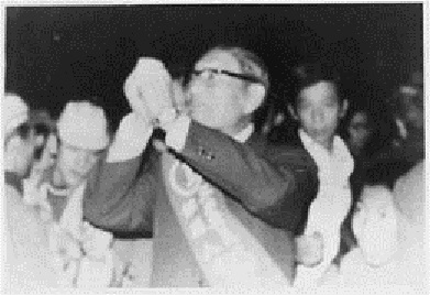 郭雨新1975立委選舉政見發表。 圖 : 張文隆/提供