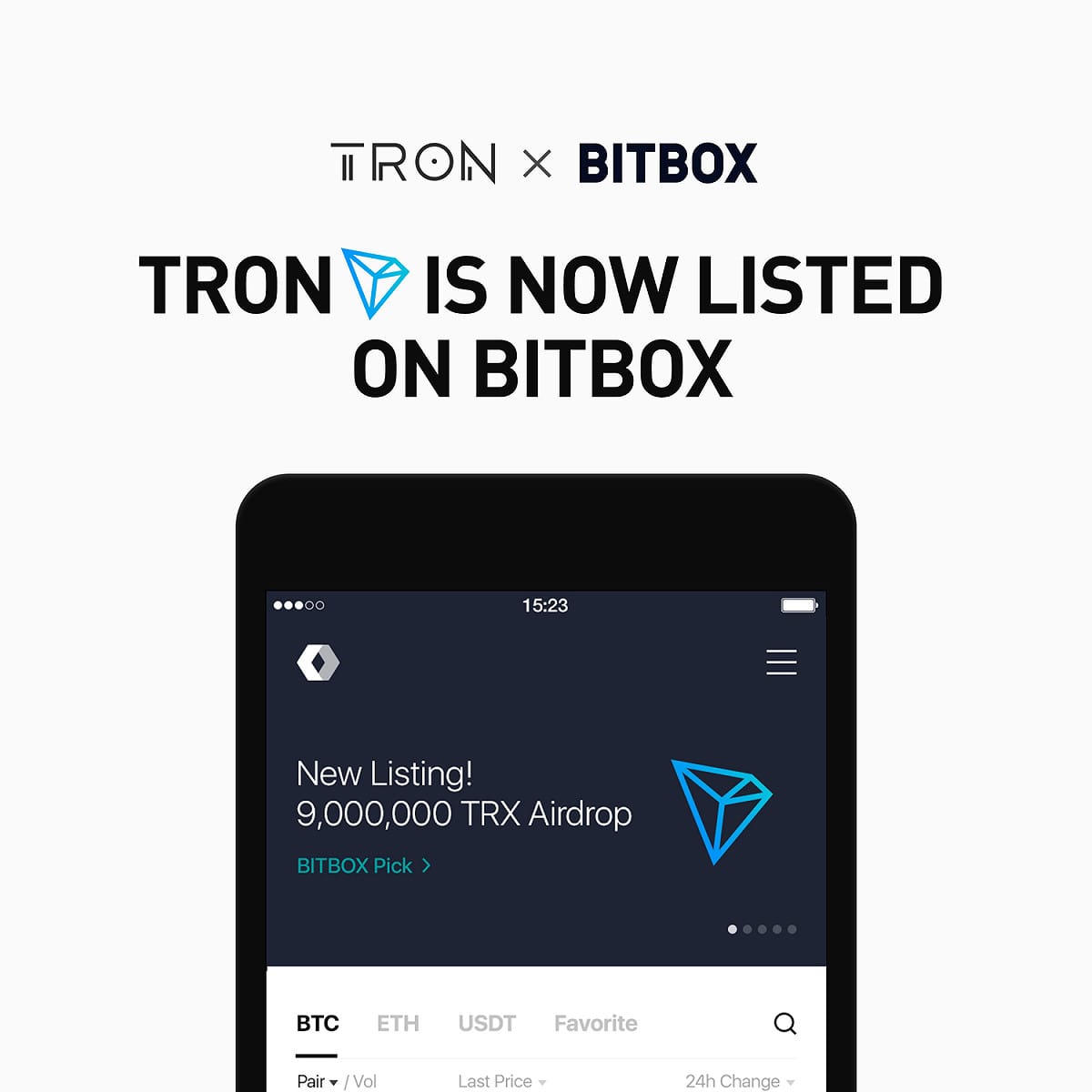 為慶祝波場幣於BITBOX上線， 預計將有9百萬波場幣空投給BITBOX用戶，宣傳活動將持續到8月22日為止。 圖：LINE官方／提供