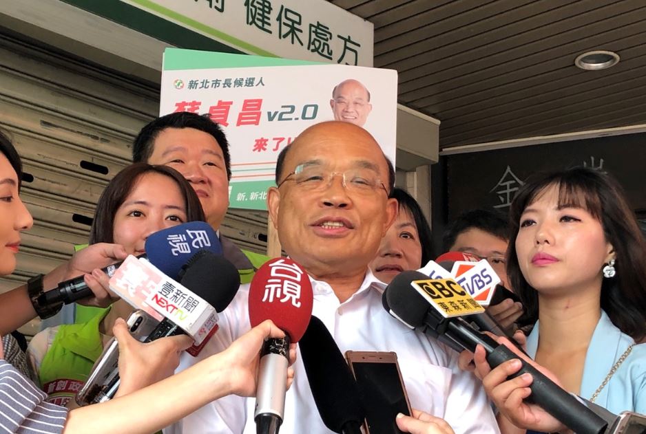 蘇貞昌說接下來的100天選戰計劃就是「計劃要贏!」 圖：蘇貞昌競選辦公室/提供