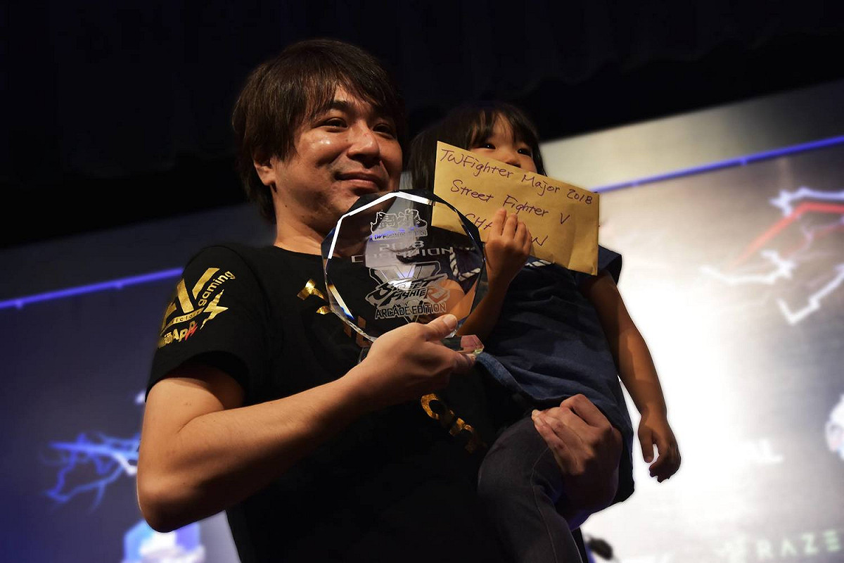 日本選手Sako決賽擊敗「豪鬼神」Tokido，拿下冠軍。 圖：翻攝TWFighter臉書粉專（以下同）
