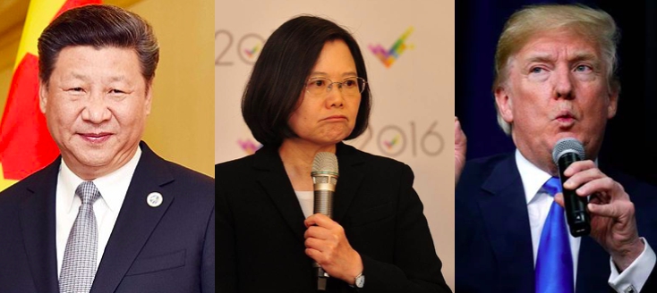 對於兩岸政策不一的事情，外界認為蔡英文應該好好想一想。 圖：新頭殼合成